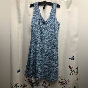 Fresh Produce Women's Ocean Tide Olivia A-Line Dress Denim/light blue .  Sz L.